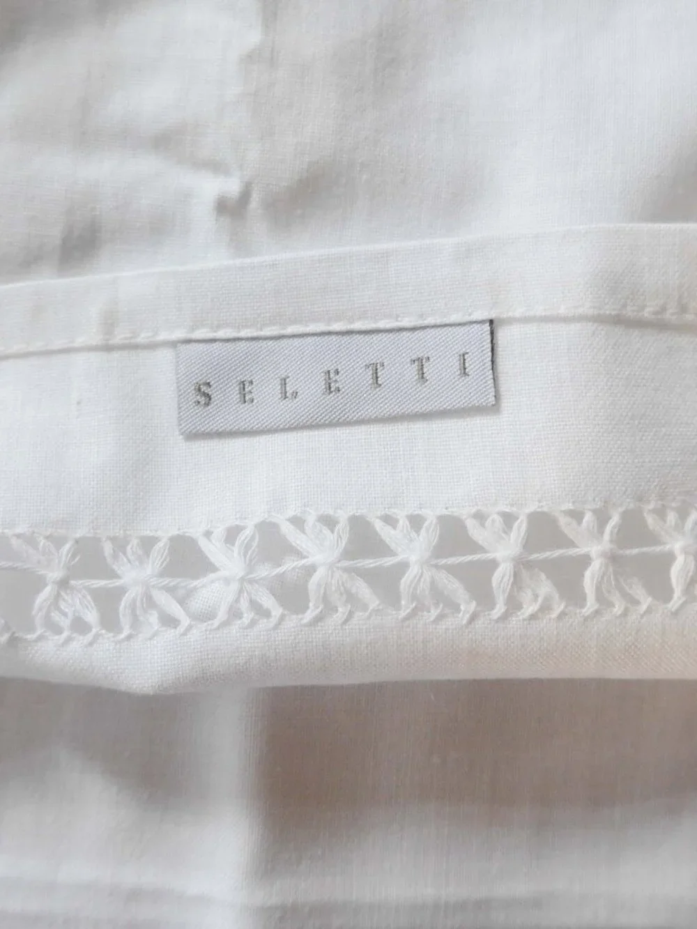 NWT Seletti Large Cotton Storage Bag for Linens